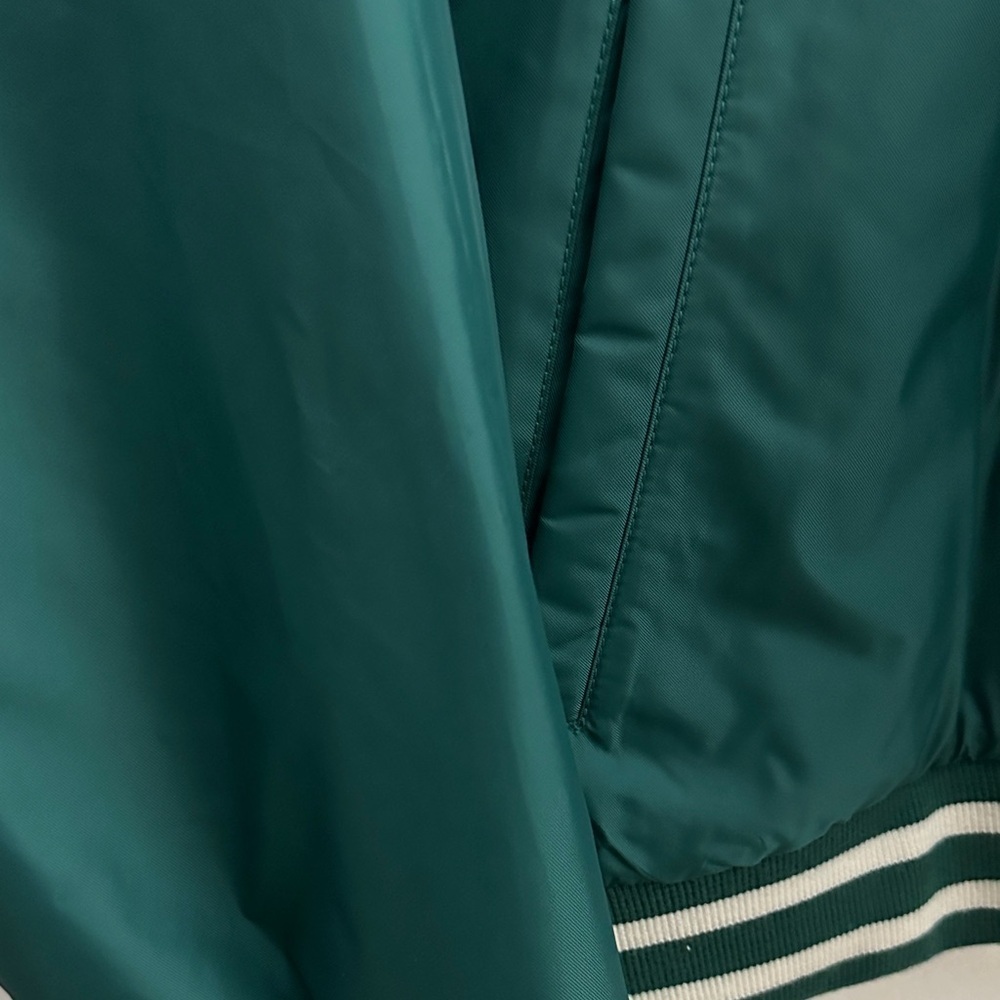 NWT TNA Aritzia Green Varsity Bomber Jacket Size 2xl Oversize Streetwear - Picture 5 of 8